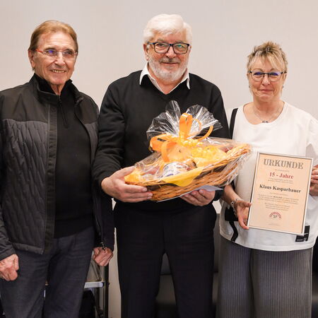 Klaus Kasparbauer, Niclas Rauh und Claudia Nemela