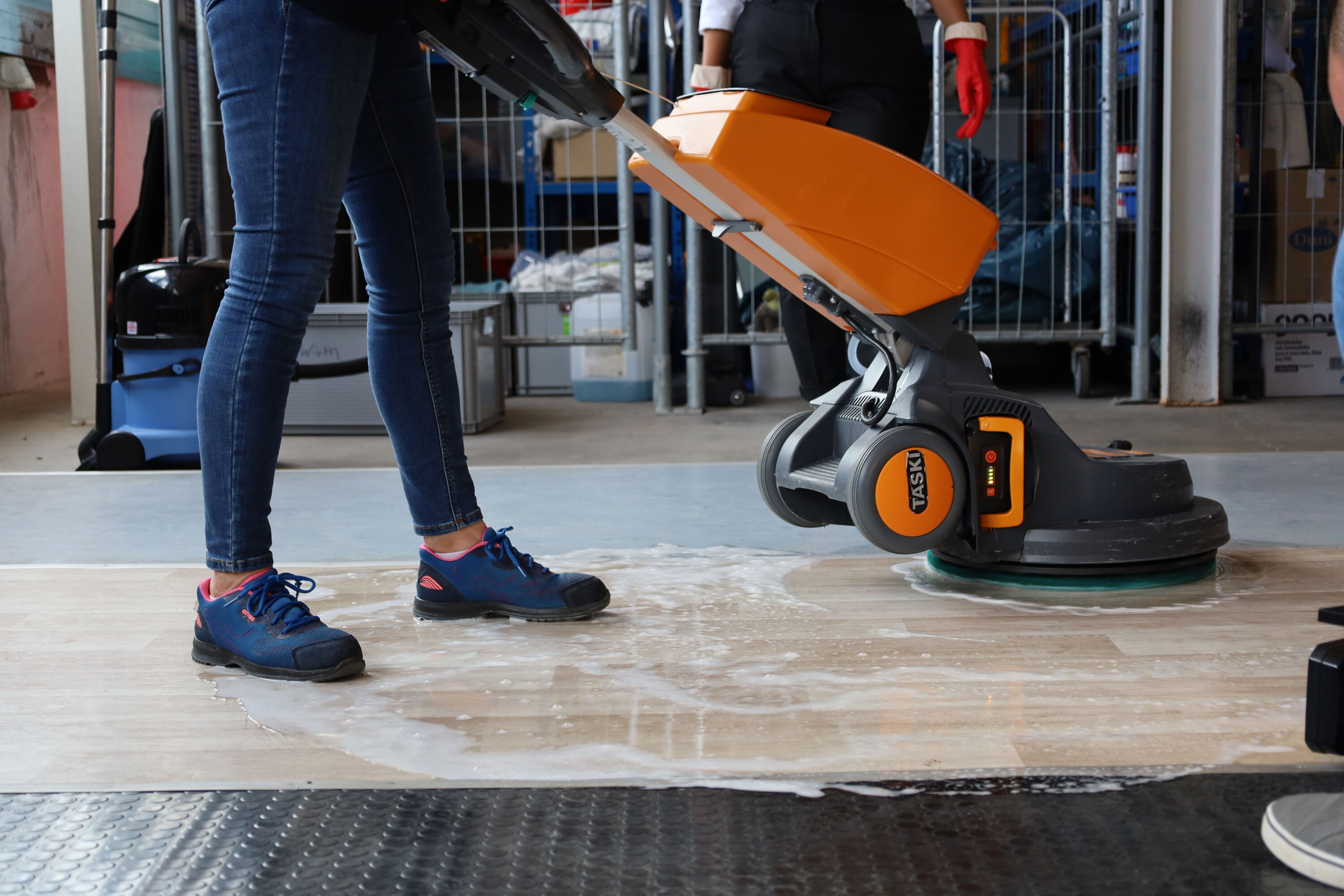 Maschinenschulung Gebäudereinigung